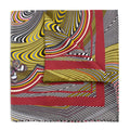 Zig Zag Ochre Pocket Square
