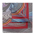 Zig Zag Cobalt Pocket Square