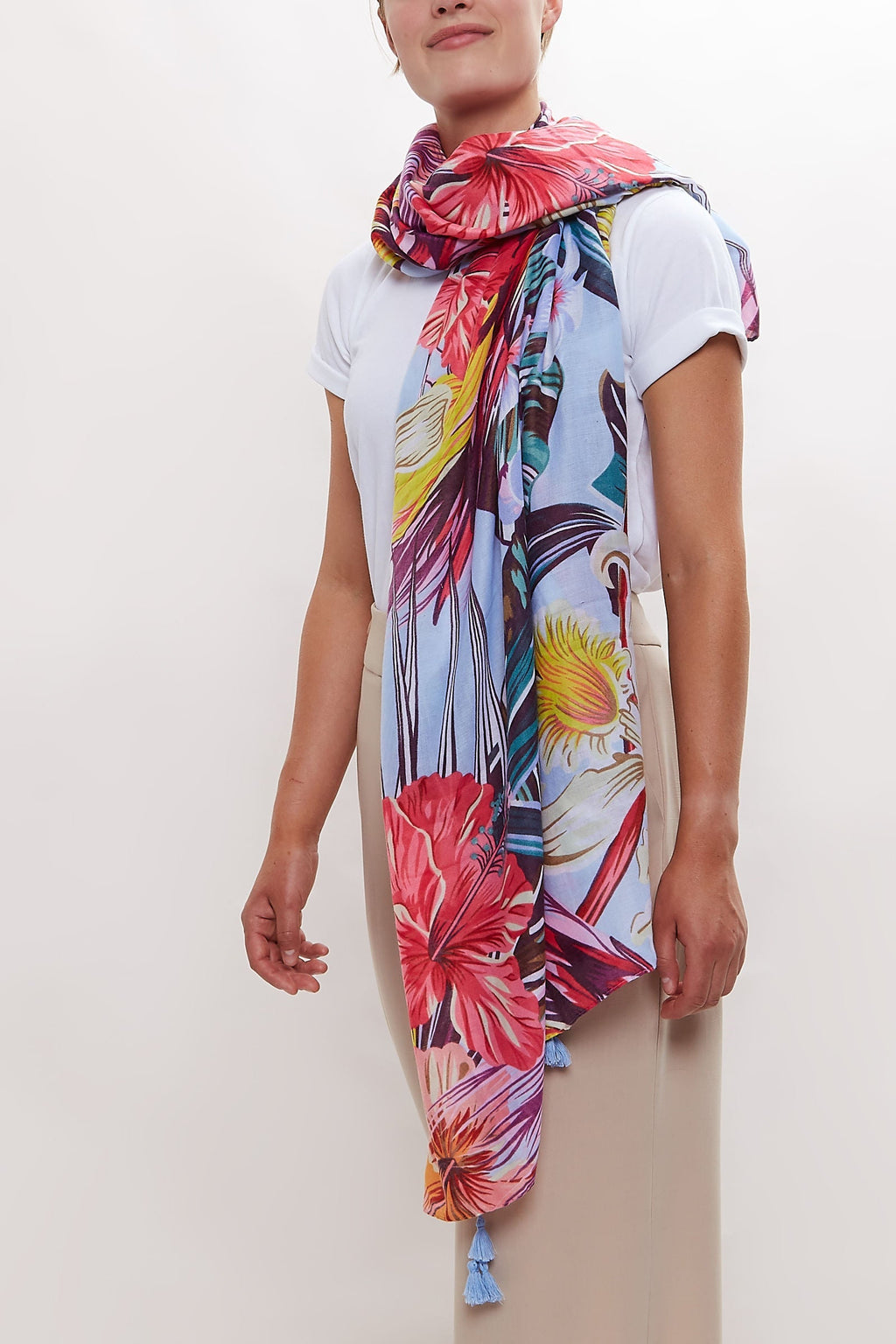 Louche Hot Tropics Printed Scarf