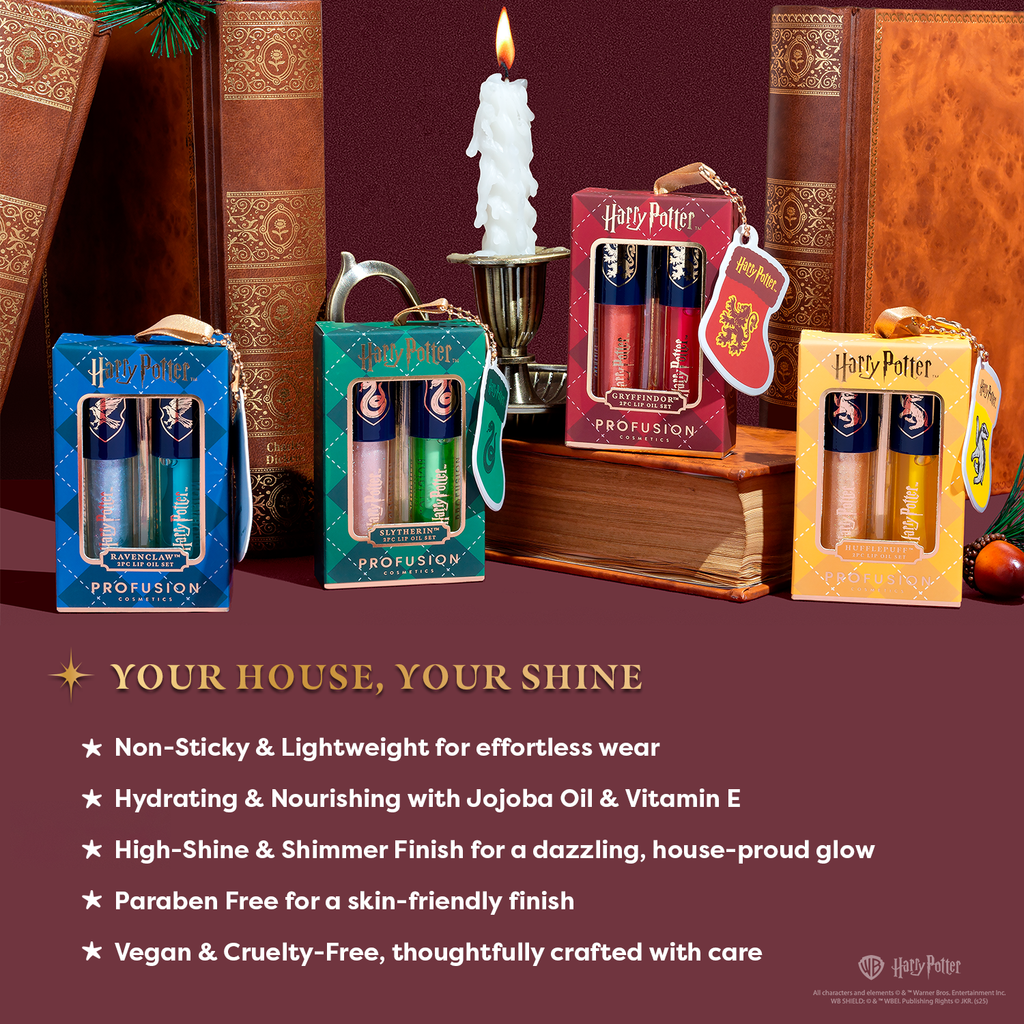 Harry Potter | Gryffindor™ Slytherin™ Hufflepuff™ Raven Claw™ Lip Duo Set