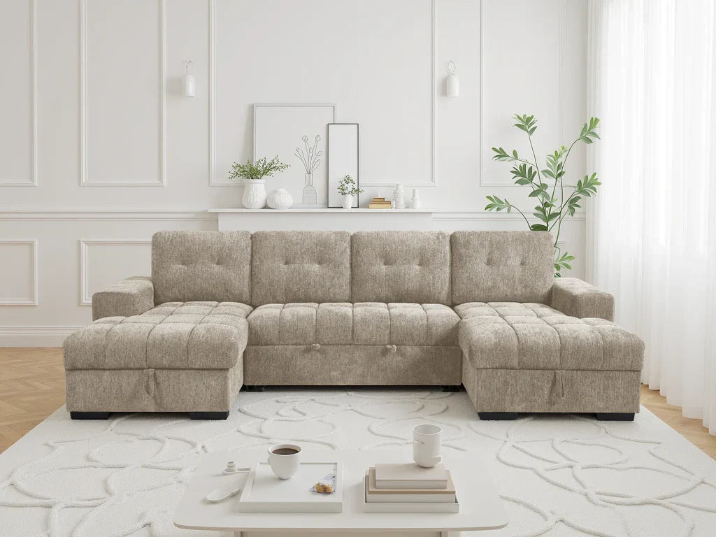 Palermo U-Shape Corner Sofa Bed