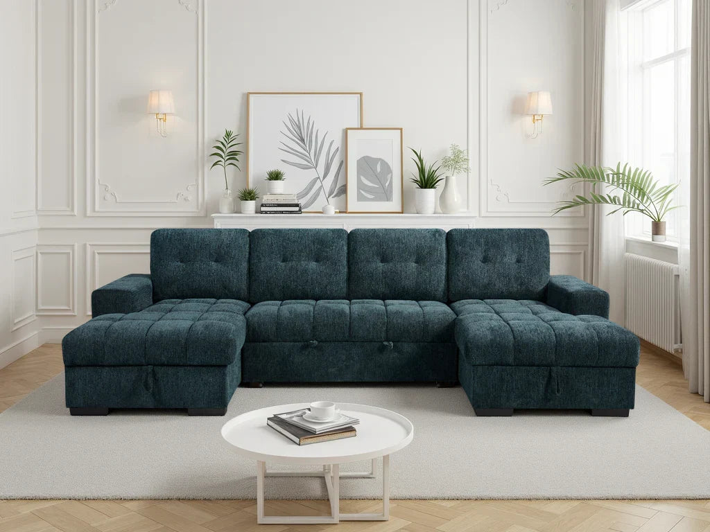 Palermo U-Shape Corner Sofa Bed