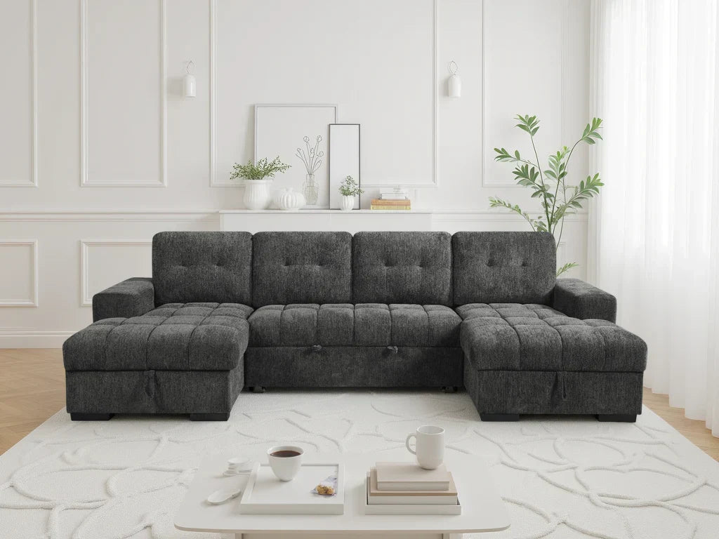 Palermo U-Shape Corner Sofa Bed