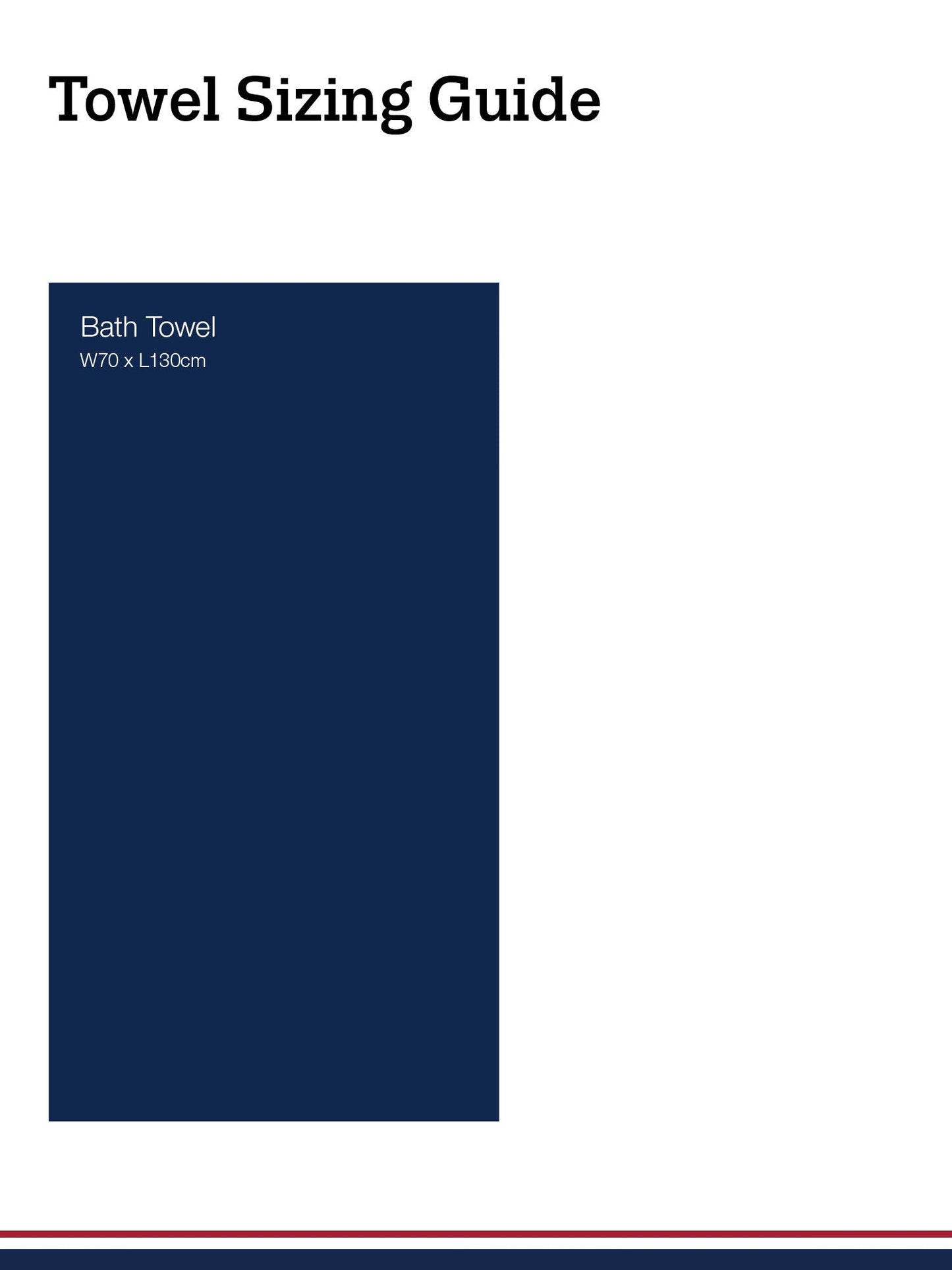 Pure Cotton Brand Stripe Towel Bale in Bright White