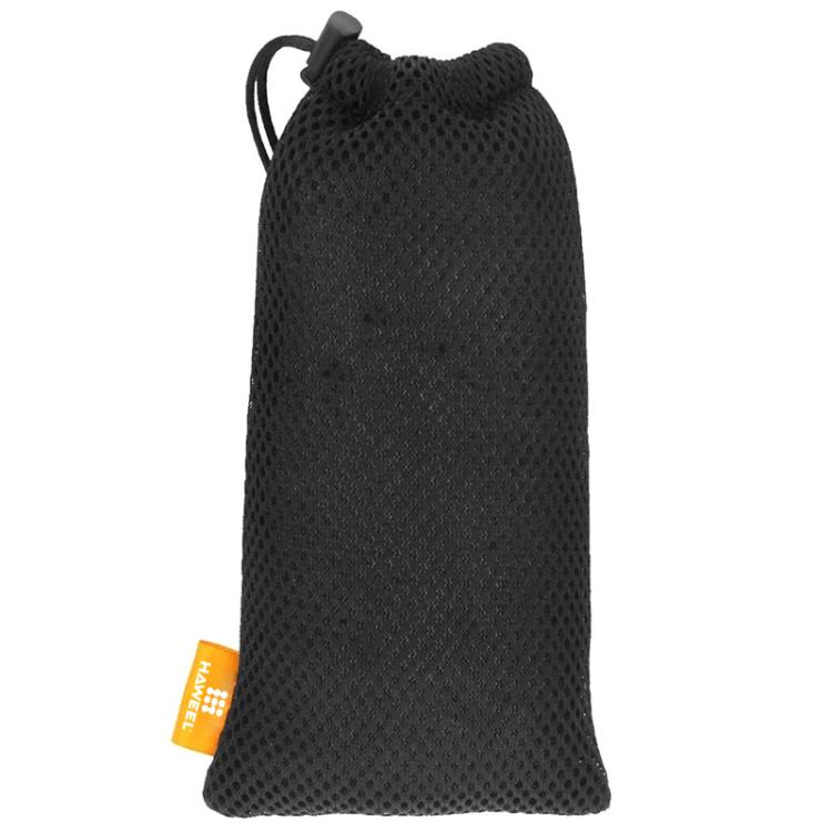 HAWEEL Pouch Bag for Smart Phones, Power Bank and other Accessories, Size up to 5.5 inch, 5.5 inch Grey, 5.5 inch Black