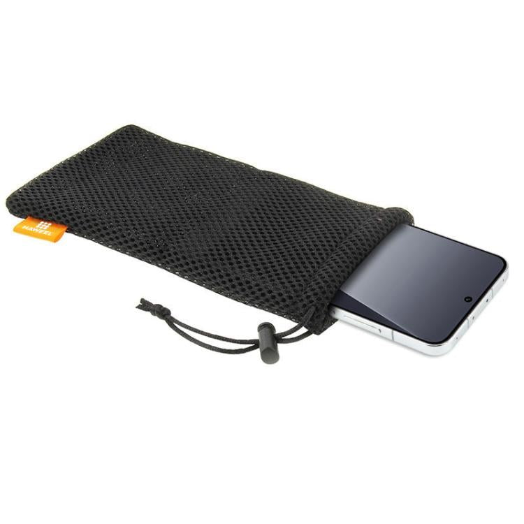 HAWEEL Pouch Bag for Smart Phones, Power Bank and other Accessories, Size up to 5.5 inch, 5.5 inch Grey, 5.5 inch Black