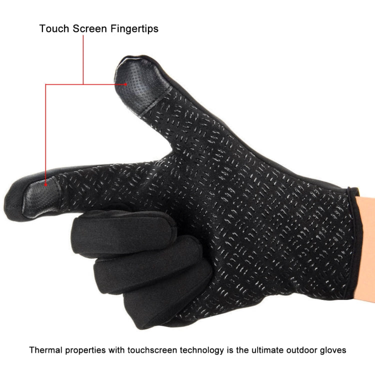 HAWEEL Men's Winter Touch Screen Gloves for Outdoor Sports, Full Finger, Windproof