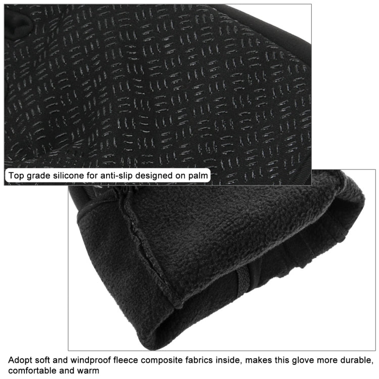 HAWEEL Men's Winter Touch Screen Gloves for Outdoor Sports, Full Finger, Windproof