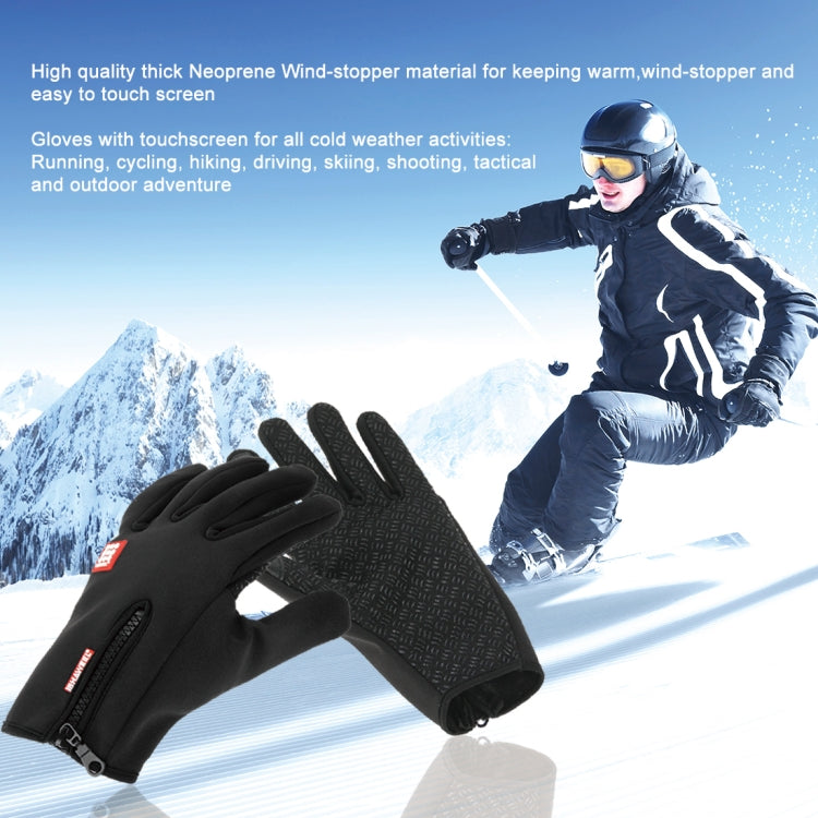 HAWEEL Men's Winter Touch Screen Gloves for Outdoor Sports, Full Finger, Windproof