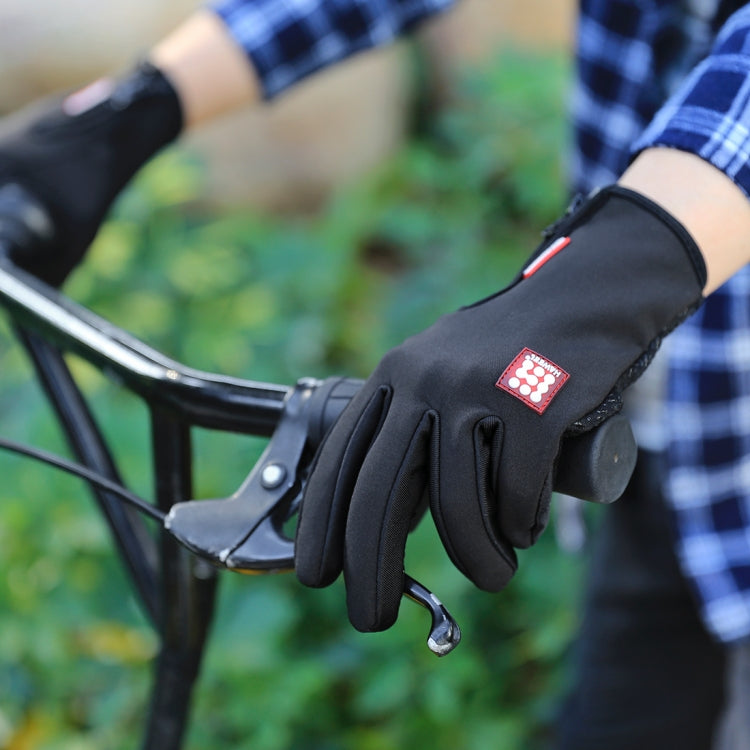 HAWEEL Men's Winter Touch Screen Gloves for Outdoor Sports, Full Finger, Windproof