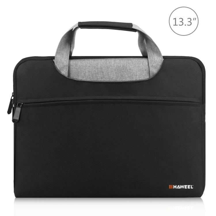 HAWEEL 13.3 inch Laptop Handbag, For Macbook, Samsung, Lenovo, Sony, DELL Alienware, CHUWI, ASUS, HP, 13.3 inch and Below Laptops(Black)