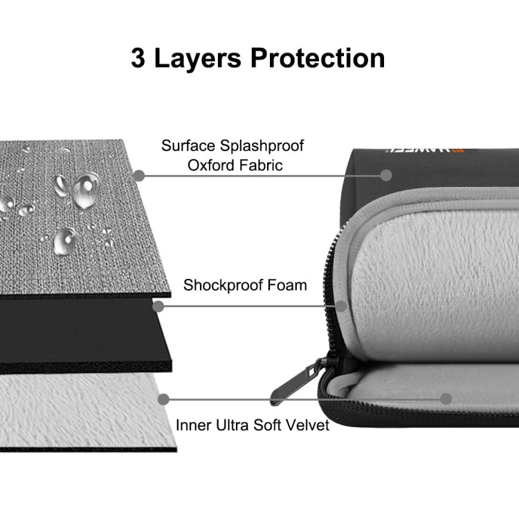 HAWEEL 13.3 inch Laptop Handbag, For Macbook, Samsung, Lenovo, Sony, DELL Alienware, CHUWI, ASUS, HP, 13.3 inch and Below Laptops(Black)