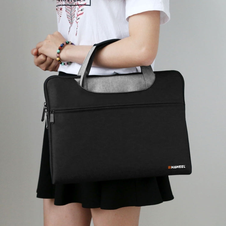 HAWEEL 13.3 inch Laptop Handbag, For Macbook, Samsung, Lenovo, Sony, DELL Alienware, CHUWI, ASUS, HP, 13.3 inch and Below Laptops(Black)