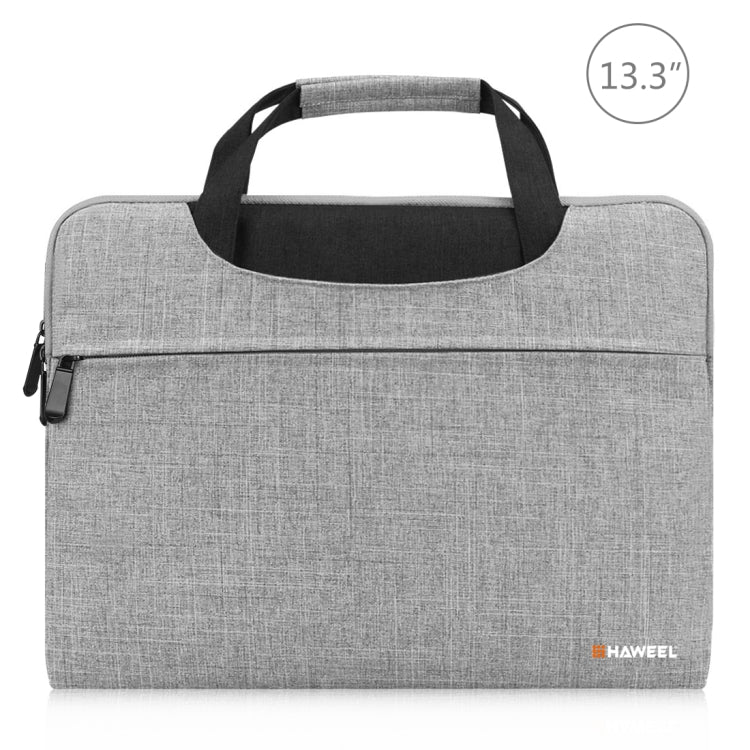 HAWEEL 13.3 inch Laptop Handbag, For Macbook, Samsung, Lenovo, Sony, DELL Alienware, CHUWI, ASUS, HP, 13.3 inch and Below Laptops(Grey)