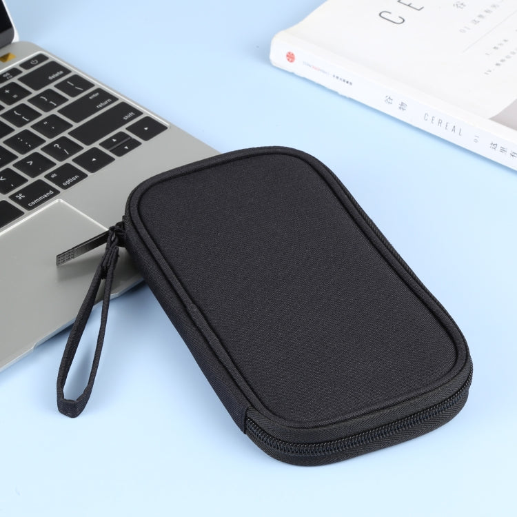HAWEEL Electronic Organizer Storage Bag for Cellphones, Power Bank, Cables, Mouse, Earphones(Black)