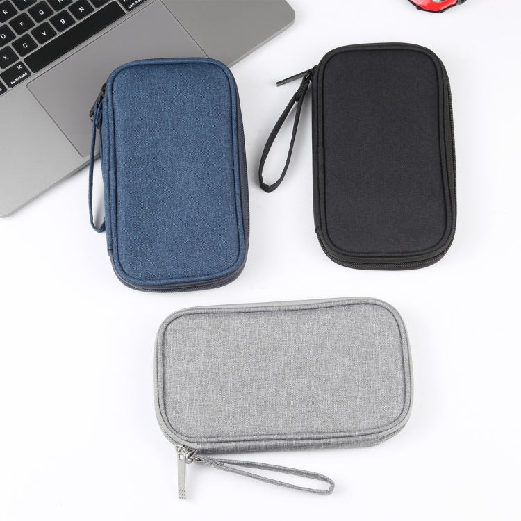 HAWEEL Electronic Organizer Storage Bag for Cellphones, Power Bank, Cables, Mouse, Earphones(Dark Blue)