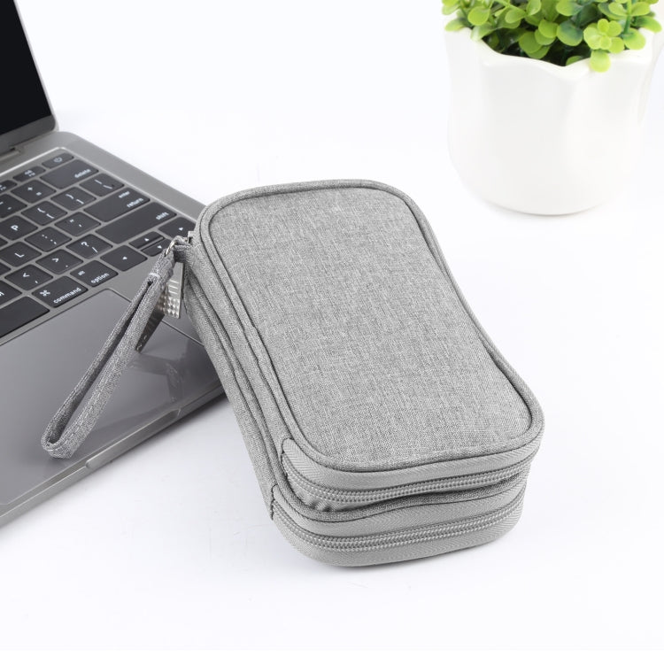 HAWEEL Electronic Organizer Double Layers Storage Bag for Cables, Charger, Power Bank, Phones, Earphones, Double Layers Organizer