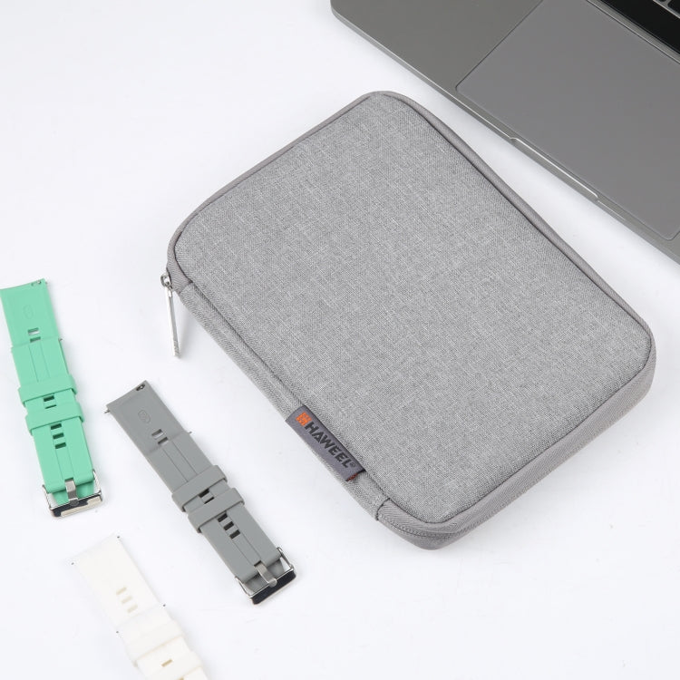 HAWEEL Watch Band Organizer Box Earphones / U Disk / Digital Cable Storage Case(Grey)
