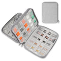 HAWEEL Watch Band Organizer Box Earphones / U Disk / Digital Cable Storage Case (Grey)