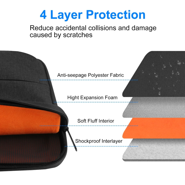 HAWEEL 13.0 inch Sleeve Case Zipper Briefcase Laptop Handbag For Macbook, Samsung, Lenovo Thinkpad, Sony, DELL Alienware, CHUWI, ASUS, HP, 13 inch -13.5 inch Laptops, 13.0 inch, 13.0-13.5 inch