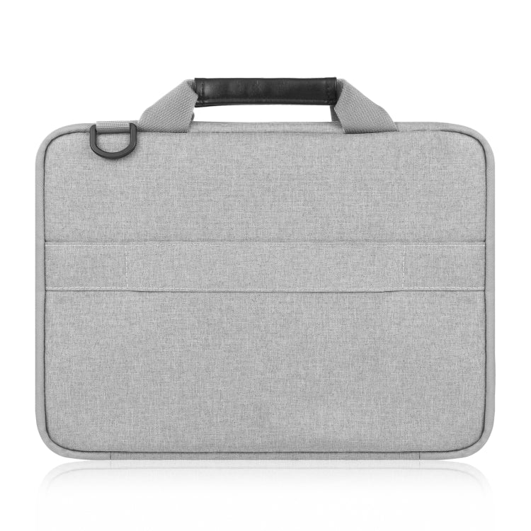 HAWEEL 13.0 inch-14.0 inch Briefcase Crossbody Laptop Bag For Macbook, Lenovo Thinkpad, ASUS, HP(Grey)