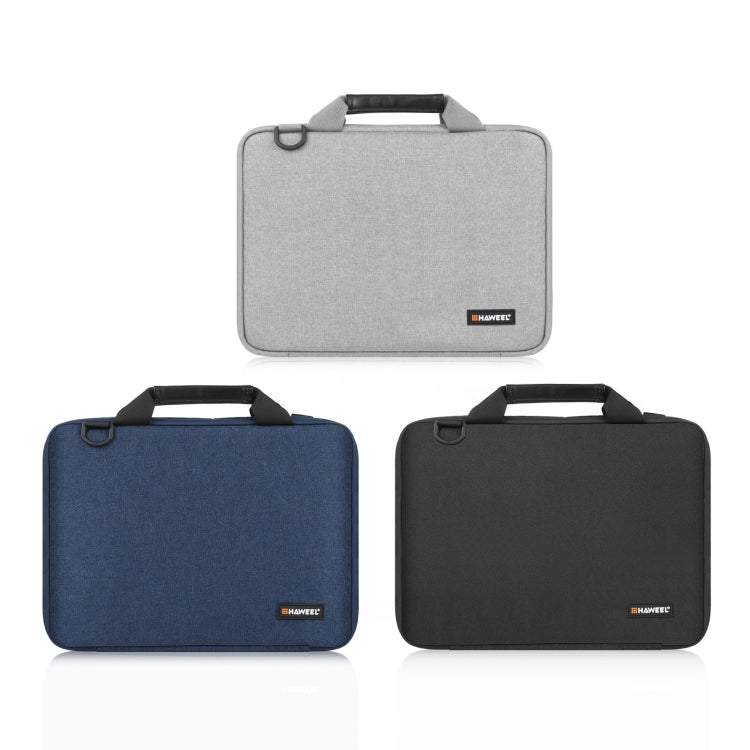 HAWEEL 13.0 inch-14.0 inch Briefcase Crossbody Laptop Bag For Macbook, Lenovo Thinkpad, ASUS, HP(Black)