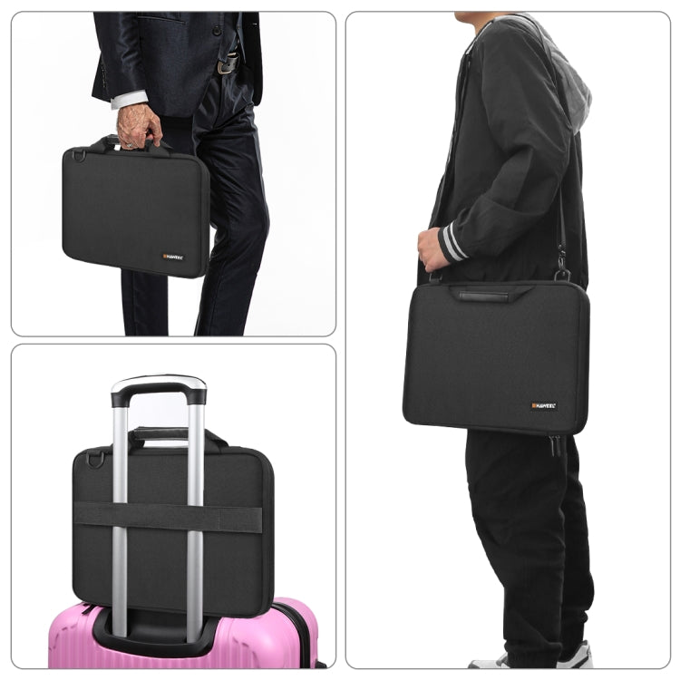 HAWEEL 14.0 inch -16.0 inch Briefcase Crossbody Laptop Bag For Macbook, Lenovo Thinkpad, ASUS, HP(Black)