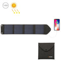 HAWEEL 14W 5V 2.4A Portable Foldable Solar Charger Outdoor Travel Rechargeable Folding Bag with 4 Solar Panels & USB Port, Size: S, 14W