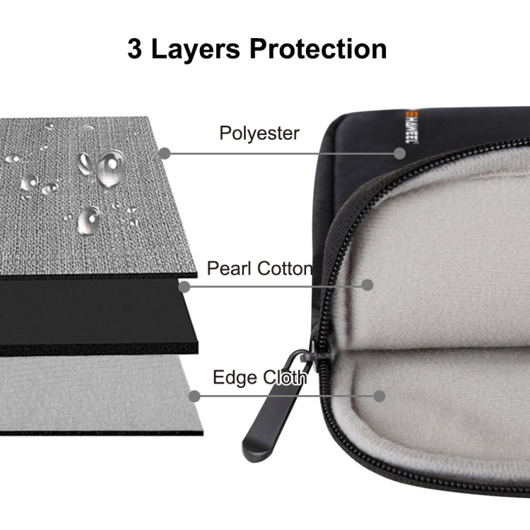 HAWEEL 9.7" Sleeve Case for Tablets, Zipper Briefcase, Fits iPad/Galaxy/Lenovo & More (Black)