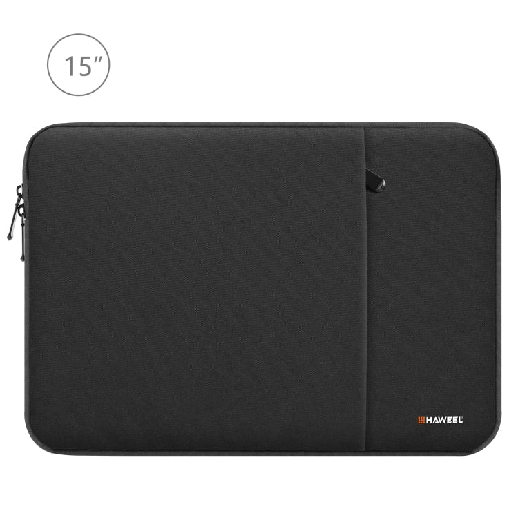 HAWEEL 15.0 inch Sleeve Case Zipper Briefcase Laptop Carrying Bag, For Macbook, Samsung, Lenovo, Sony, DELL Alienware, CHUWI, ASUS, HP, 15 inch and Below Laptops(Black)