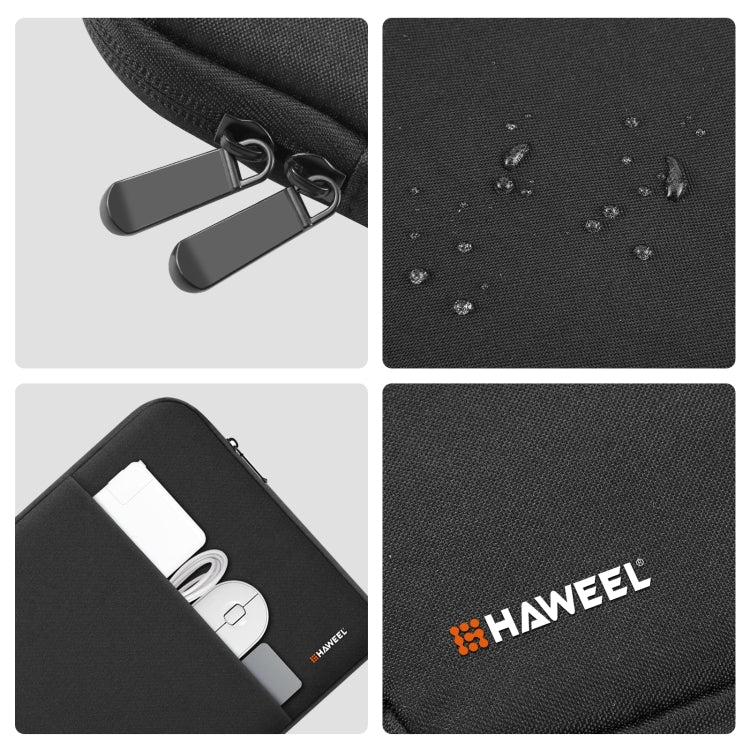 HAWEEL 15.0 inch Sleeve Case Zipper Briefcase Laptop Carrying Bag, For Macbook, Samsung, Lenovo, Sony, DELL Alienware, CHUWI, ASUS, HP, 15 inch and Below Laptops(Black)