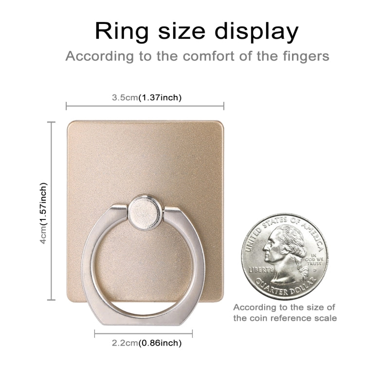 360 Degrees Rotation Ring Phone Holder(Gold)