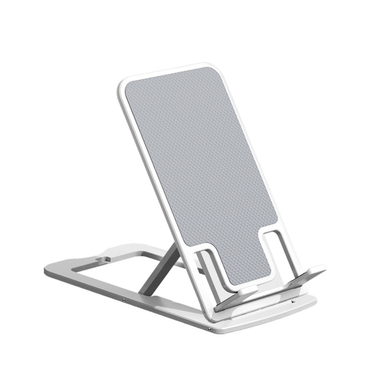 HAWEEL Adjustable Lifting Folding Portable Live Broadcast Desktop Plastic Holder(White)