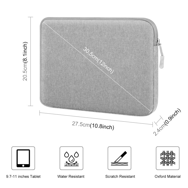 HAWEEL 11 inch Tablet Sleeve Case Zipper Briefcase Bag for 9.7-11.0 inch Tablets, For 9.7-11.0 inch Tablets
