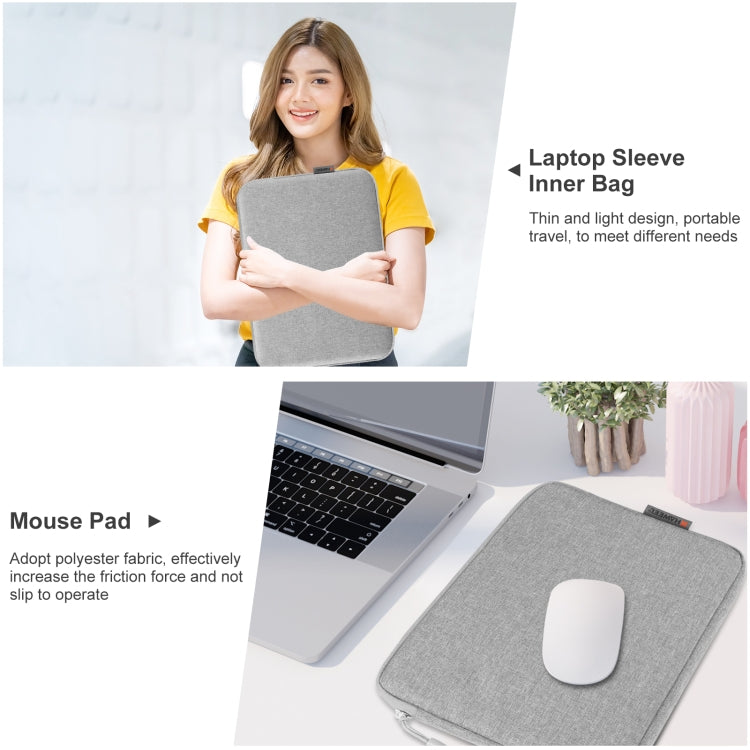 HAWEEL 16 inch Laptop Sleeve Case Zipper Briefcase Bag for 15-16.7 inch Laptop, For 15-16.7 inch Laptop