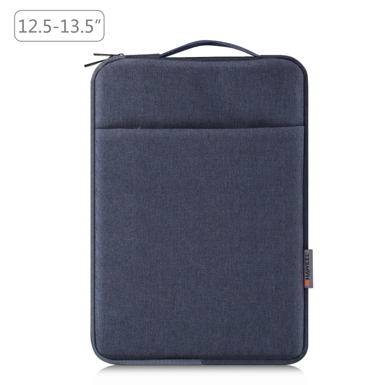 HAWEEL Laptop Sleeve Case Zipper Briefcase Bag with Handle for 12.5-13.5 inch Laptop(Gray Blue)
