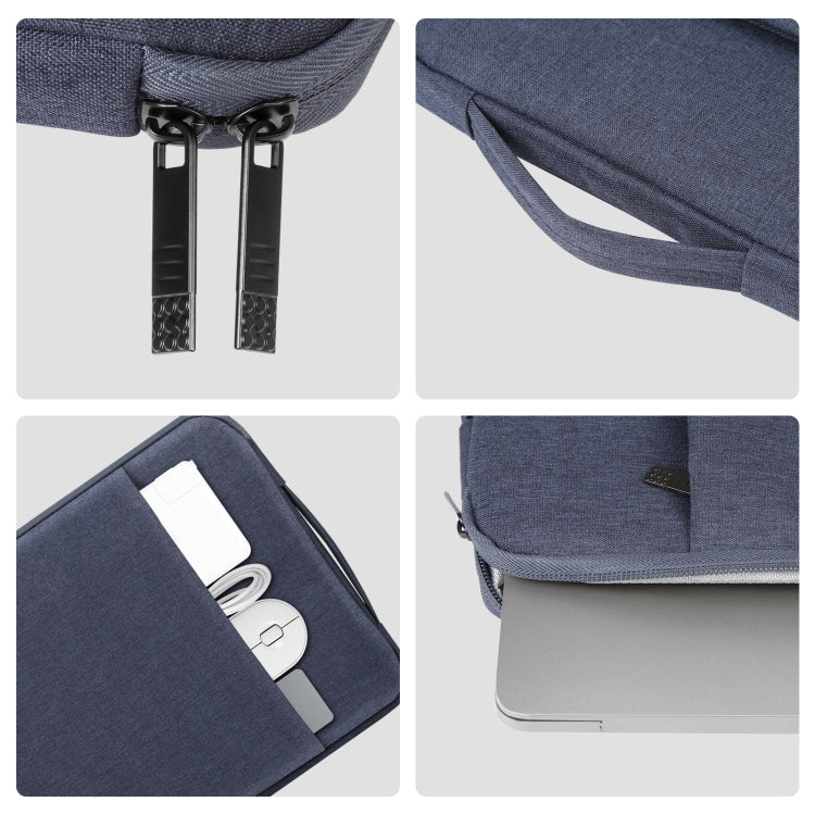 HAWEEL Laptop Sleeve Case Zipper Briefcase Bag with Handle for 12.5-13.5 inch Laptop(Gray Blue)