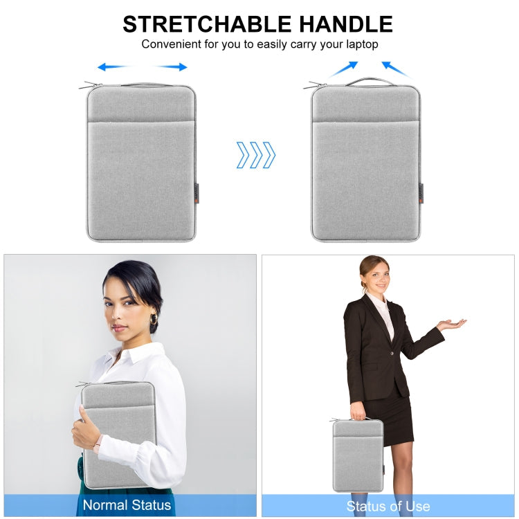 HAWEEL Laptop Sleeve Case Zipper Briefcase Bag with Handle for 12.5-13.5 inch Laptop, For 12.5-13.5 inch Laptop (with Handle)
