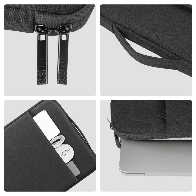 HAWEEL Laptop Sleeve Case Zipper Briefcase Bag with Handle for 14-15 inch Laptop (Black)
