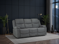 Harald Electric Recliner Sofa  Grey 3 Seater Ultimate Comfort & Style