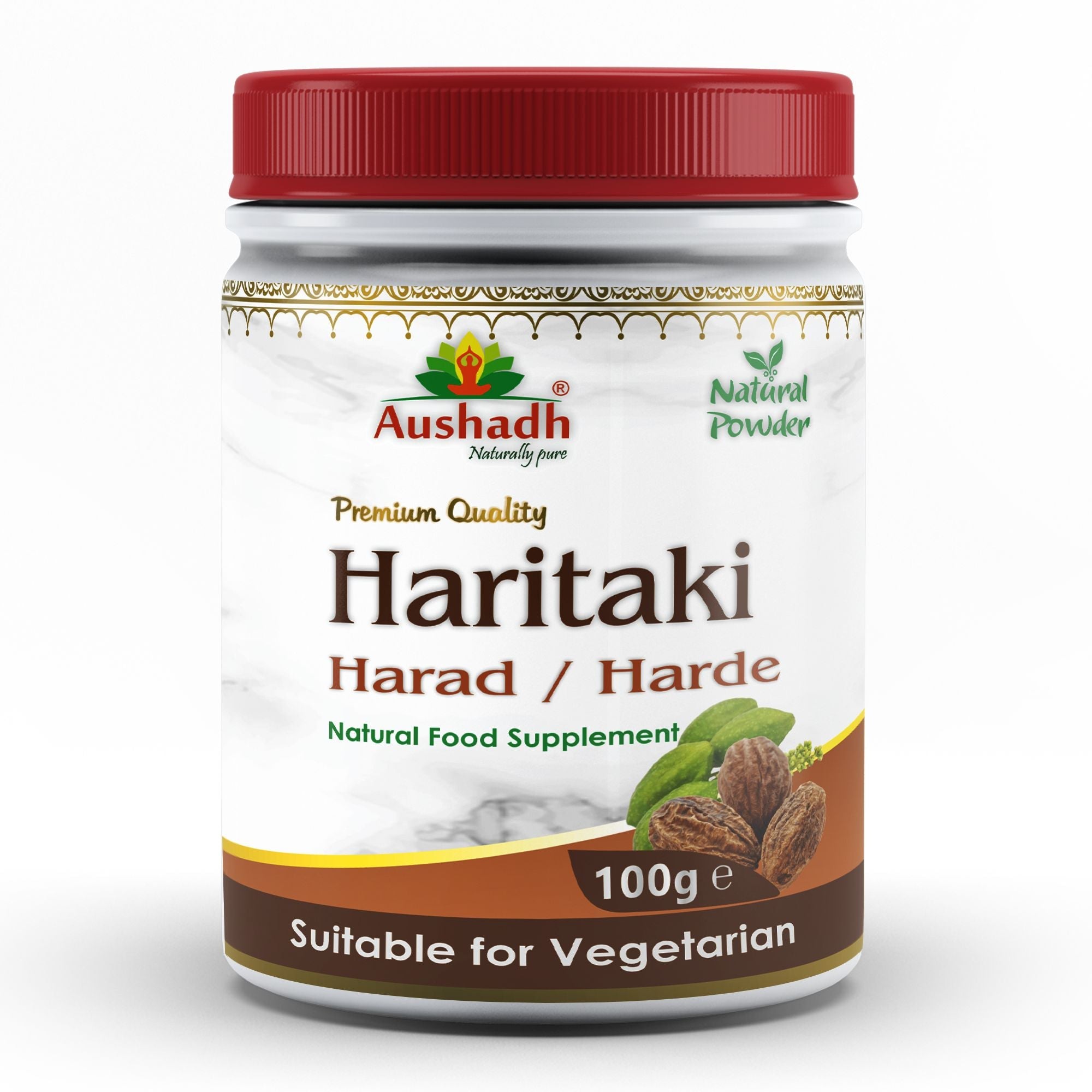 Aushadh Haritaki Powder 100 gram - Digestive Comfort Support