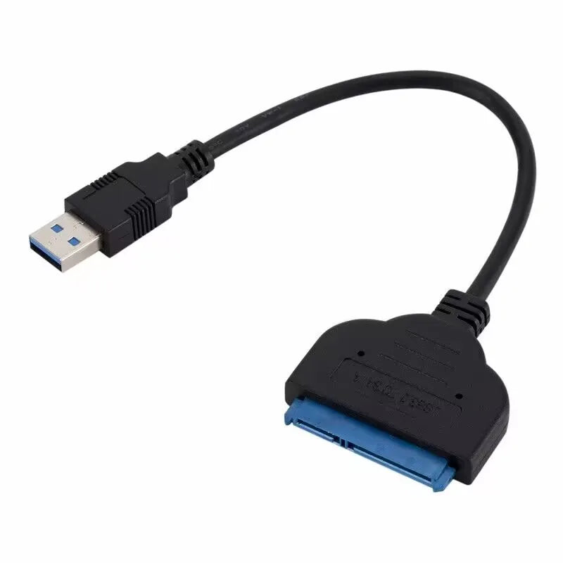 USB3.0 to SATA 22Pin 2.5" Inch Adapter Converter SSD HDD Data Cable for Drives External Hard Drive UASP