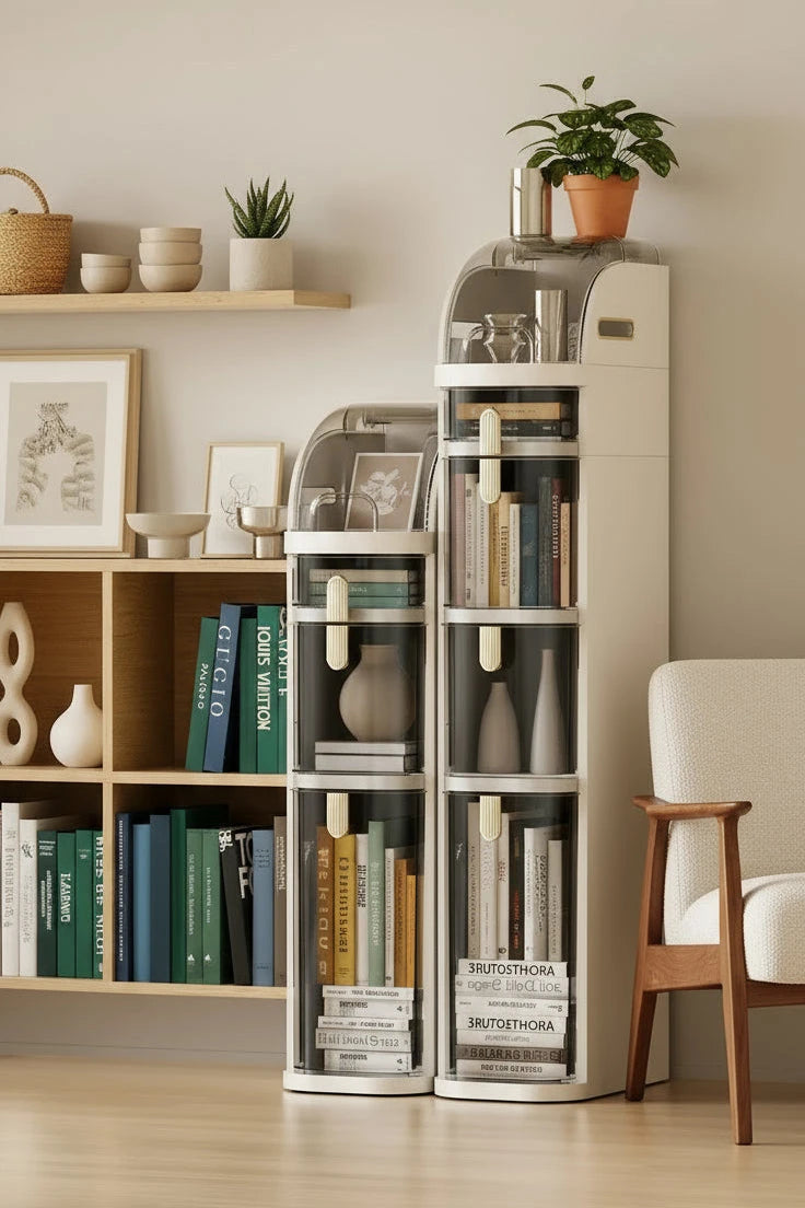 Bathroom Narrow Gap Storage Shelf Floor Cabinet