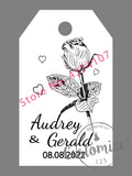 100 pcs/ set Personalised Gift Tags, Gift Tags, Handwritten Kraft Wedding Favour Label Custom