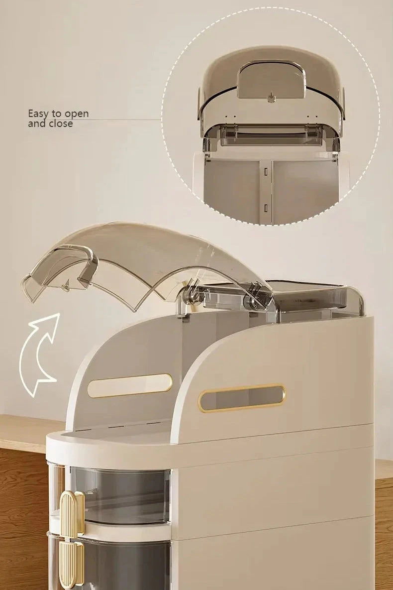 Bathroom Narrow Gap Storage Shelf Floor Cabinet