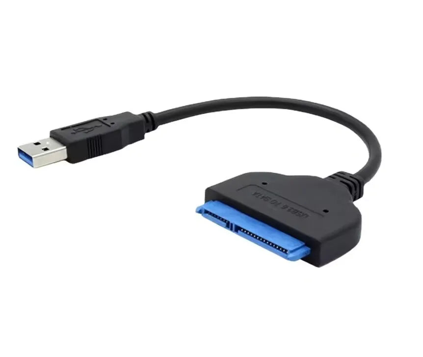 USB3.0 to SATA 22Pin 2.5" Inch Adapter Converter SSD HDD Data Cable for Drives External Hard Drive UASP