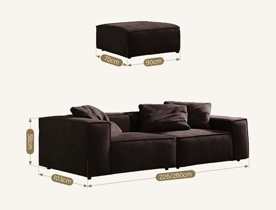 Hee Nordic Sofa, Two Seater, Three Seater Sofa, Corner Sofa, Suede