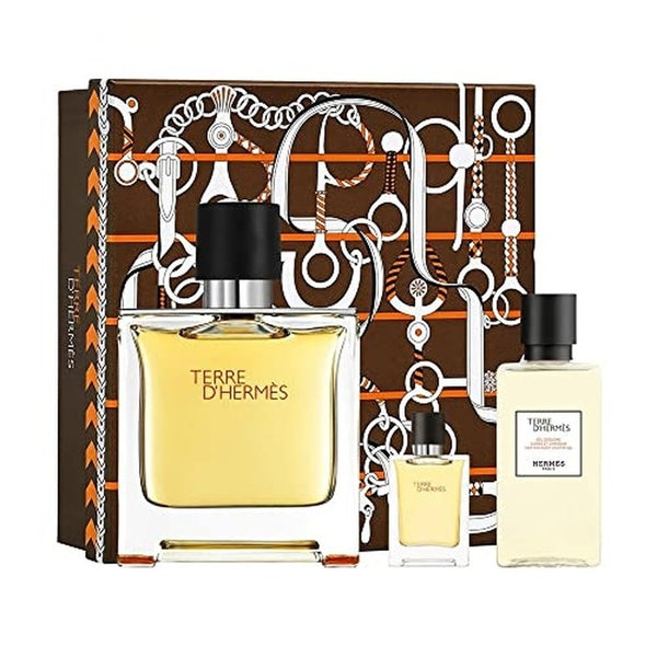 Hermès Terre d'Hermès Gift Set 75ml EDP + 40ml Shower Gel + 5ml EDP