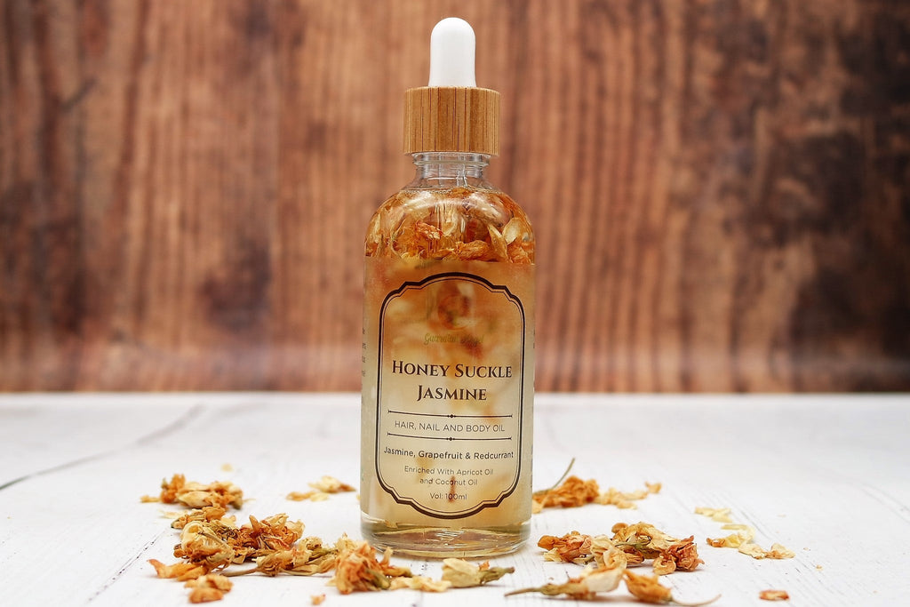 All Natural Honeysuckle Jasmine Multi Use Oil For Hair, Nails & Body