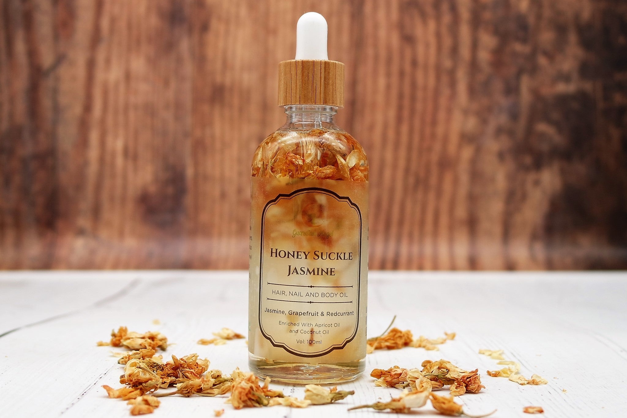 All Natural Honeysuckle Jasmine Multi Use Oil For Hair, Nails & Body